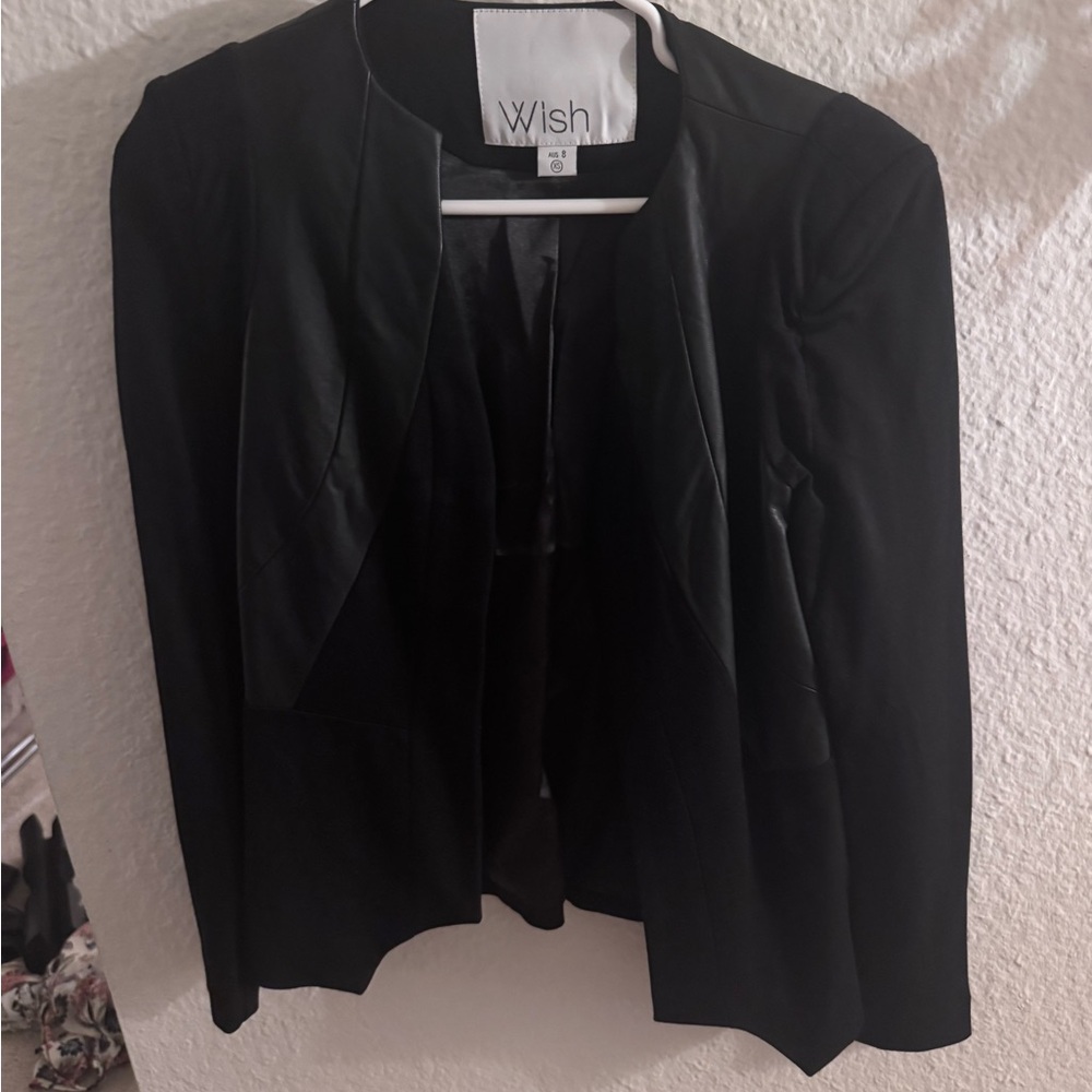 Wish Black Blazer Classic Suit Jacket